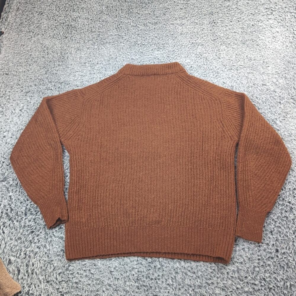 Everlane Sweater Adult Extra Small Brown Alpaca Wool Blend Preppy Casual Men - Picture 5 of 6